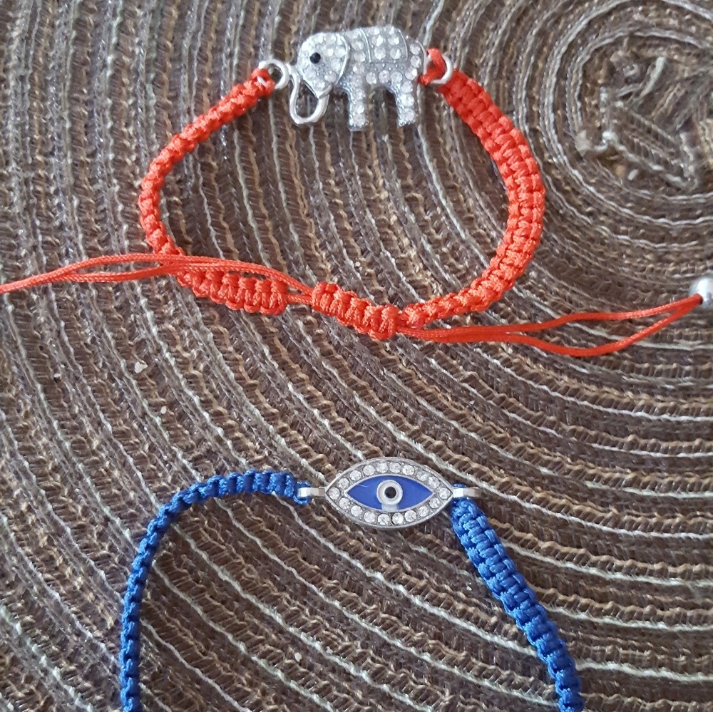 Bracelets (lot of two) evil eye protection - Picture 3 of 3